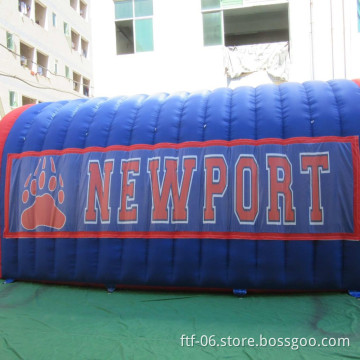 New Products Inflatable Football Helmet Tunnel Tent